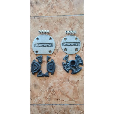 Cover tutup kalter tutup bak mesin kanan kiri Kawasaki ninja r rr ss original copotan motor set