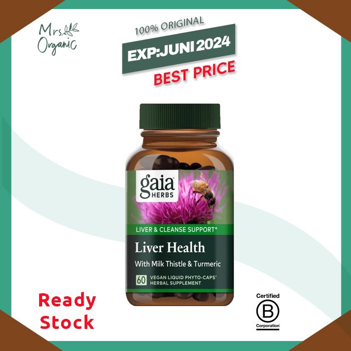 GAIA HERBS Liver Health - suplemen herbal detox liver hati