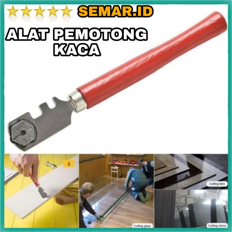 

Pisau Pemotong Kaca Glass Cutter Diamond Cutting Tool