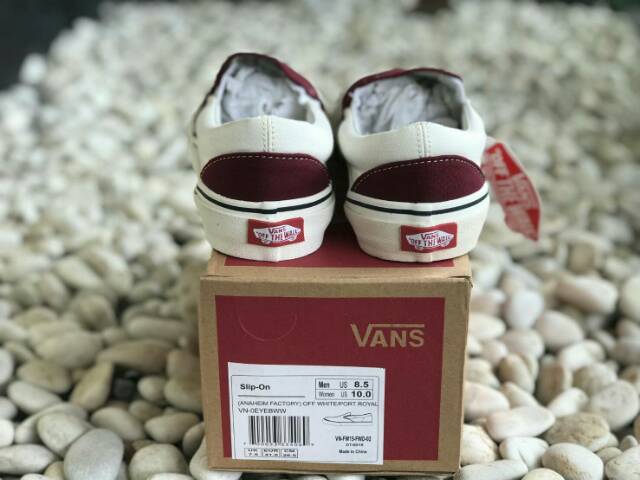 Vans Slip On Anaheim Factory Off White Portroyale