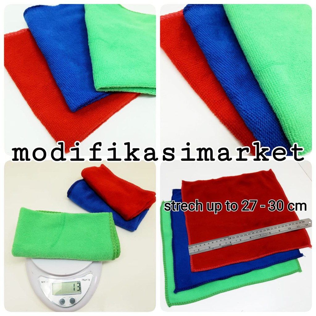 LAP MICROFIBER SERBA GUNA KAIN MICROFIBER 30 X 30 CM