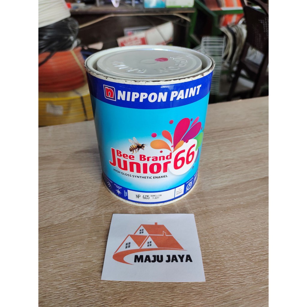 Nippon Paint - Cat Minyak Kayu Besi Bee Brand Junior 66