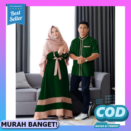 Mysure Gamis Couple Pasangan Remaja Terbaru Buat Lebaran 2021 Dan 2022 Kekinian Jumbo Ori Baju Lebar