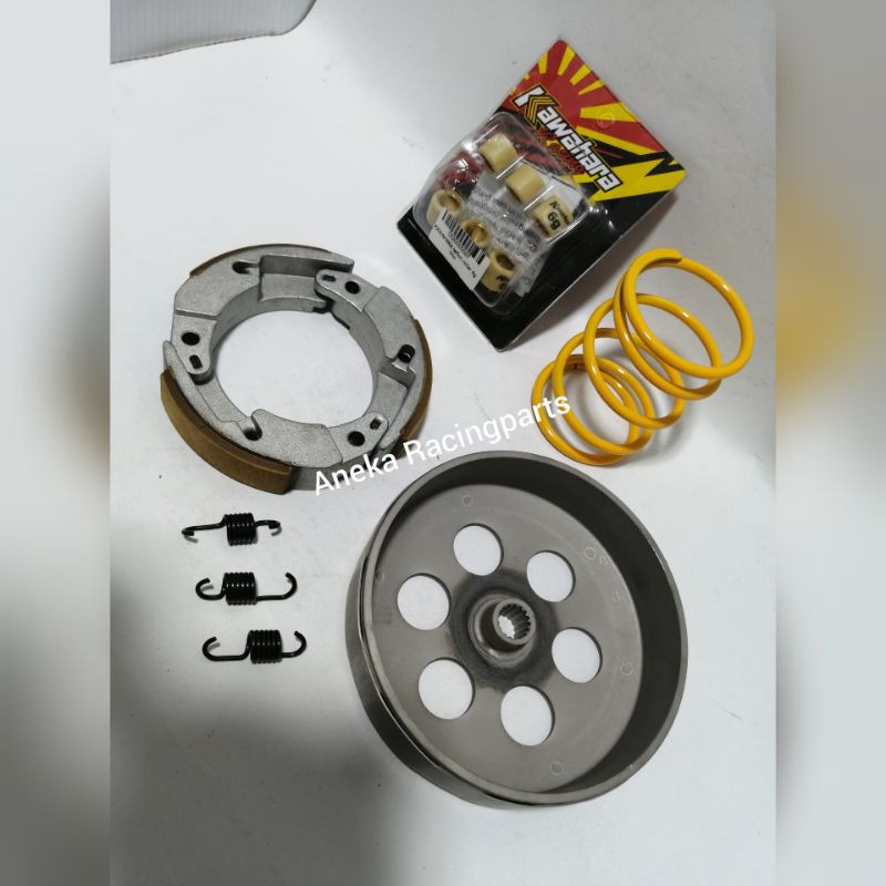 paket kampas ganda mio satu set per cvr roller kampas ganda solusi anti gredek