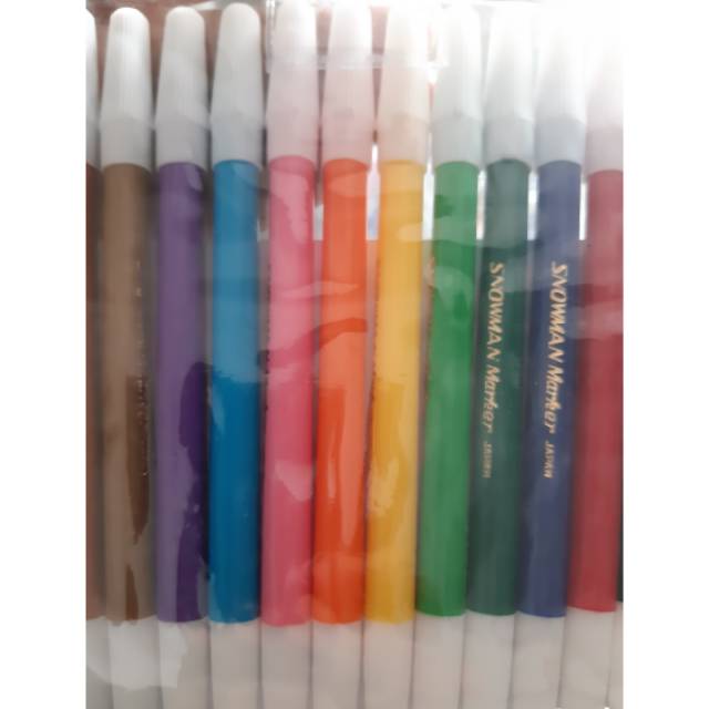 

Spidol set 12 warna Snowman
