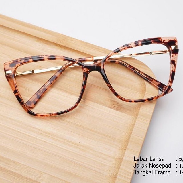 Frame kacamata Cat Eye 9017 | Photocromic | Blueray Minus | bisa request Minus