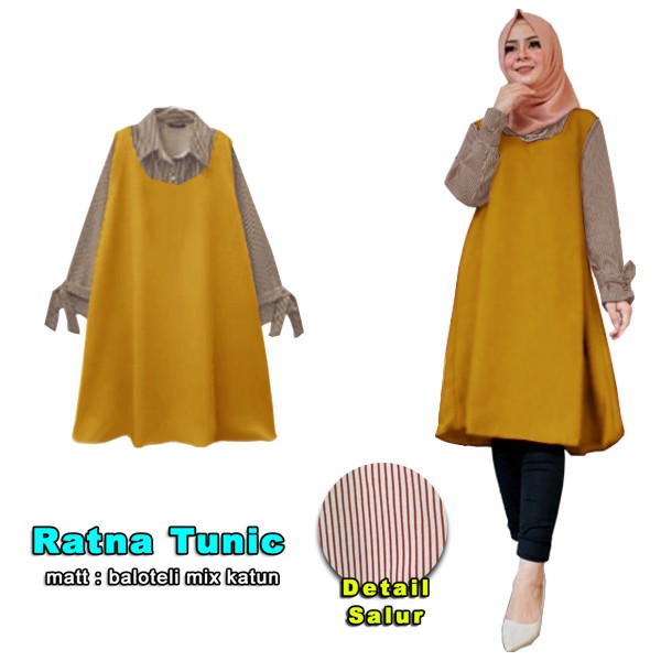 LS 68134 RATNA TUNIC Baju busana tunic fashion Wanita Model Terbaru,Terkini,Termurah dan Terlaris