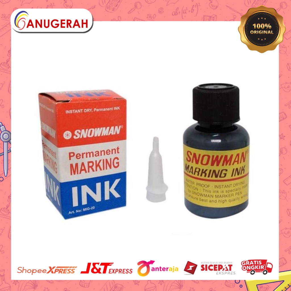 

SNOWMAN REFILL / TINTA SPIDOL PERMANEN