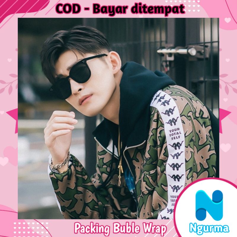 kacamata hitam Korean fashion wanita pria sunglasses kacamata titik tiga-1