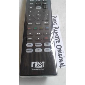 ➯ REMOTE REMOT TV KABEL FIRST MEDIA ORIGINAL ASLI HITAM ✦