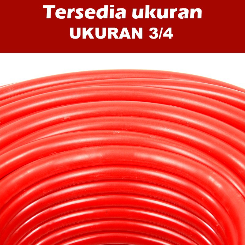 SELANG AIR LENTUR 3/4 10 METER / SELANG AIR ELASTIS / SELANG TAMAN / SELANG CUCI MOTOR / SELANG SNI