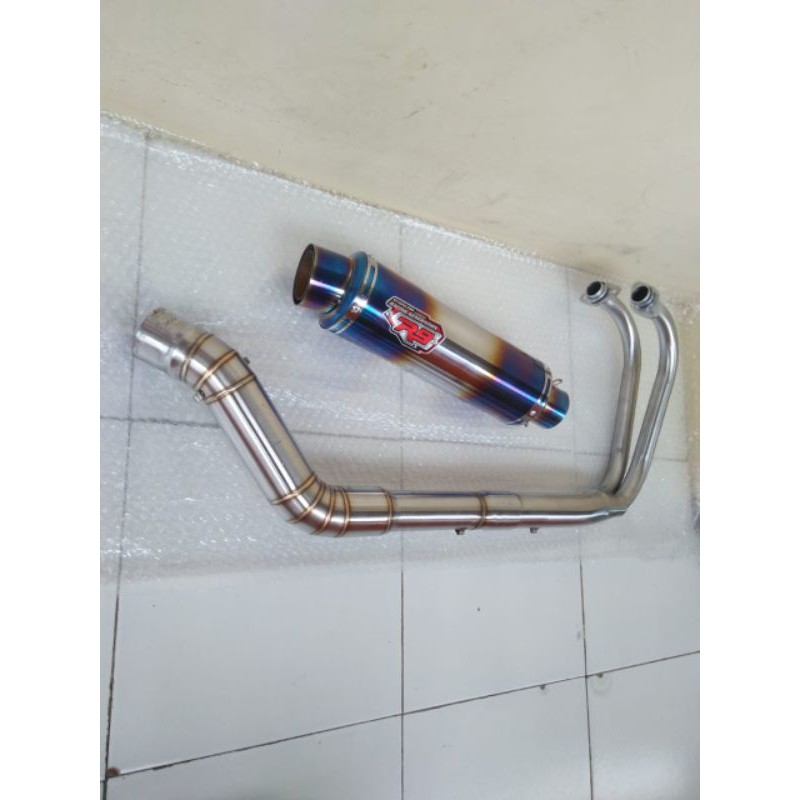 Knalpot Racing Ninja 250fi Ninja 250karbu R25 CBR250RR Ninja mono fullsystem knalpot R9 Mugello