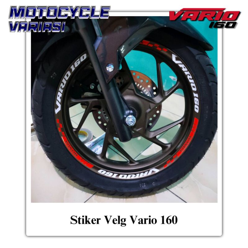 Stiker Velg Vario 160 Depan Belakang