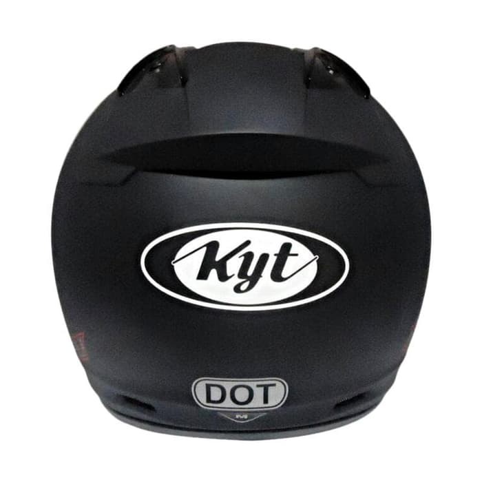 Helm KYT DJ Maru Solid - Black Matt ORIGINAL