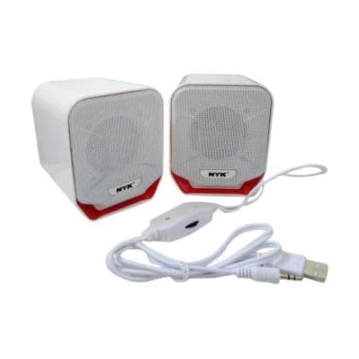 speaker gaming NYK SP-N01 speaker aktif PC Laptop NYK 3.5mm usb