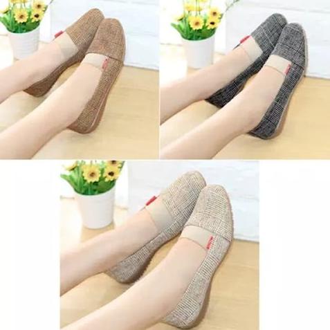 [KODE PRODUK PGT884896] Sepatu Wanita Flat Shoes Premium Trendy Style Flatshoes Jelly Spon Karet Imp