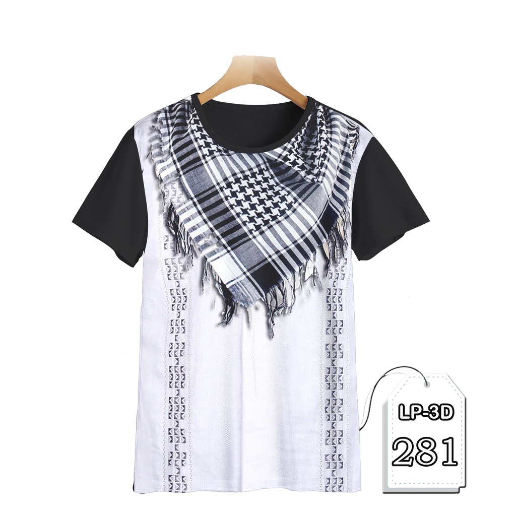 Kaos Anak Sorban Kaos Sorban Motif Printing3D Anak #LP3D-281