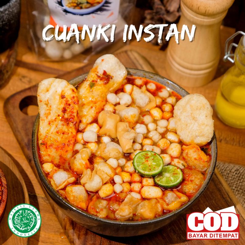 

CUANKI KEMASAN INSTAN SIAP SEDUH, CEMILAN SEDUH, MURAH