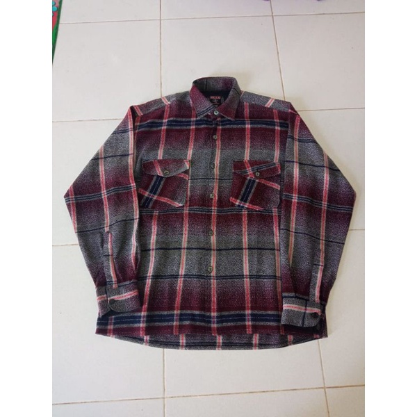 Flannel Flanel Veterano tag Biella not Caltop not lowrider