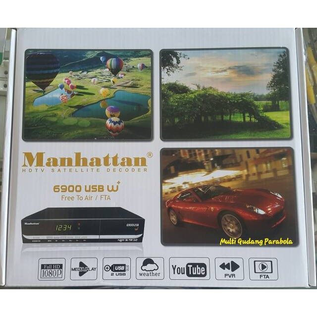 Receiver Manhattan 6900 W+ include wifi dongle