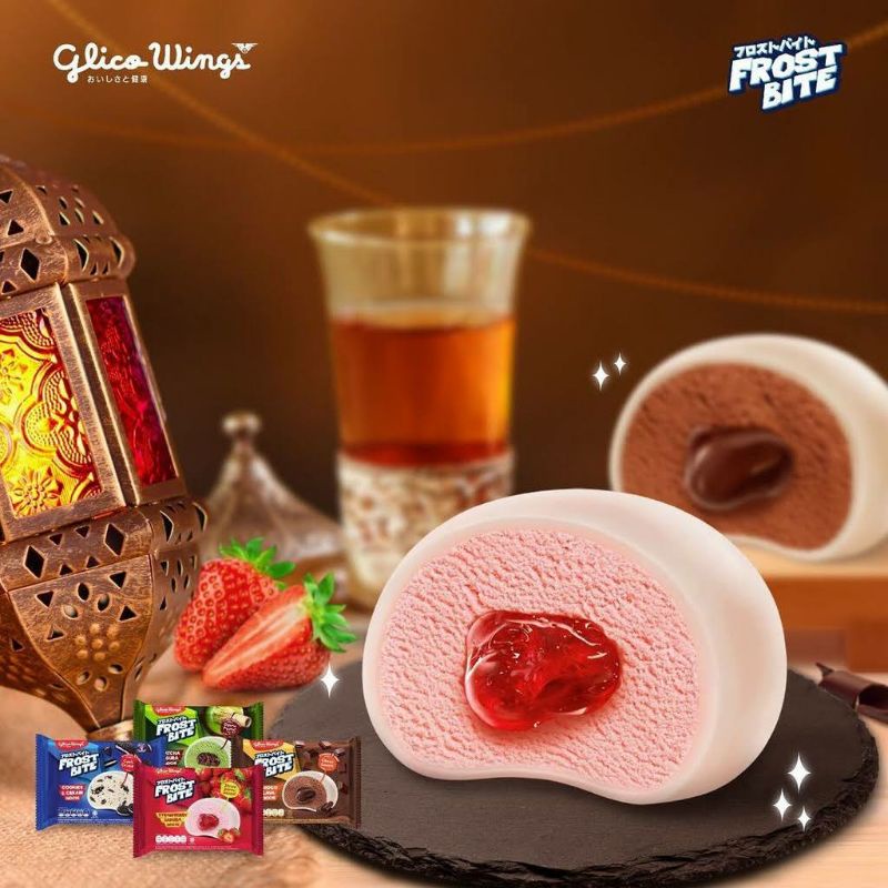 Glico Wings Mochi 46ml Ice Cream Moci