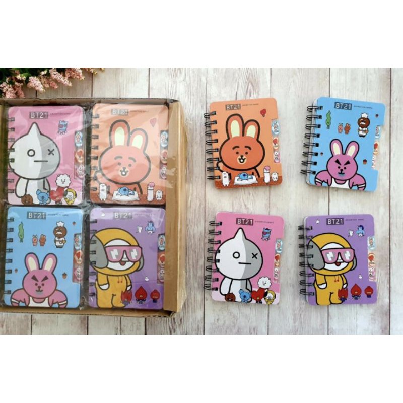 MEMO SPIRAL BTS BT21/DIARY SPIRAL-7