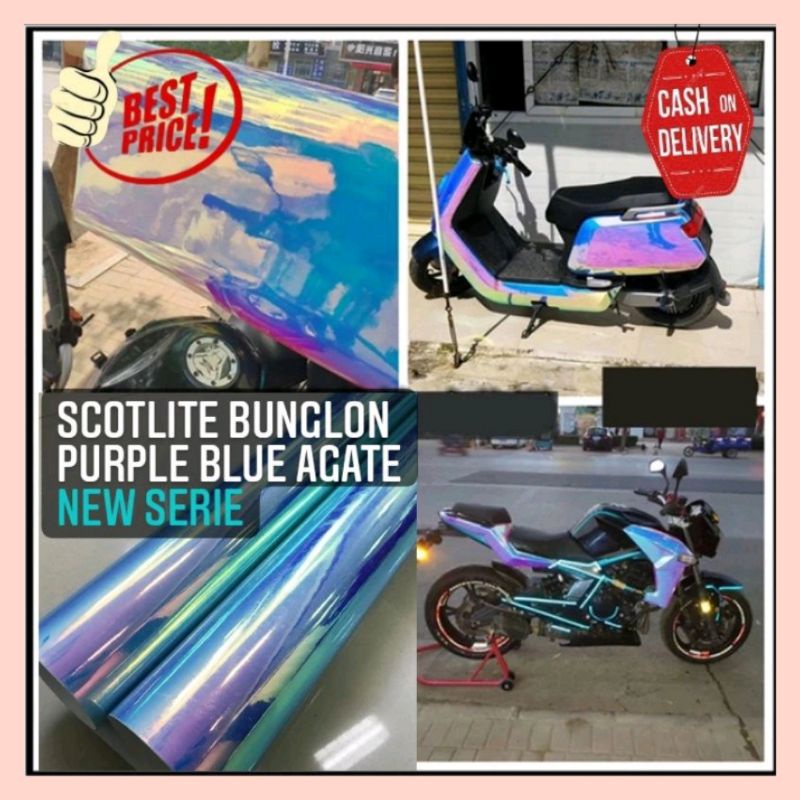 TERBARU Scotlite Bunglon Premium Sticker Skotlet Bunglon Chameleon Scotlet Motor Mobil Jenis Bunglon