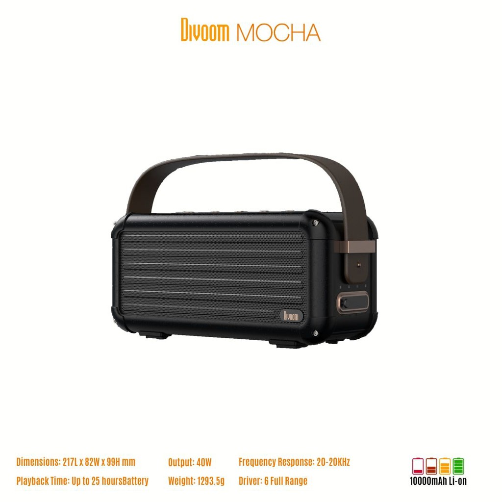 Divoom Speaker Mocha Free Speaker Iris-02