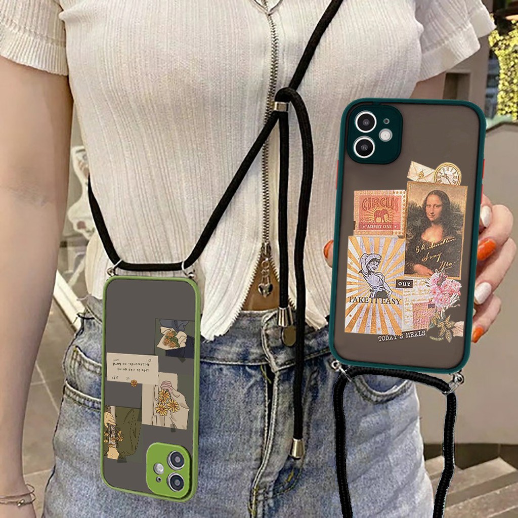 MY CHOICE CASE SOFTCASE TALI LANYARD  HP  OPPO A53 2020 A74 4G 5G RENO 5 RENO 6 OPPO A54 OPPO A16 A15 A71 A31 2020 OPPO A3S F5 F7 F9 A7 RENO 4F A9 A5 2020 A39 A57 F1S A59 A1K CASING SILIKON LENTUR TOPCASE