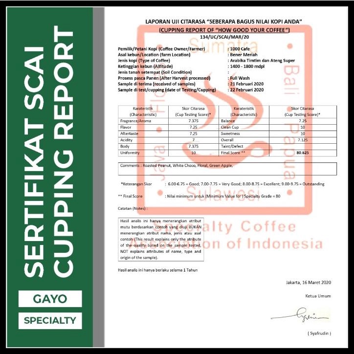 

DISKON TERBATAS !!! [TERMURAH] GREEN BEAN ACEH GAYO ARABICA 1 KG TERLARIS