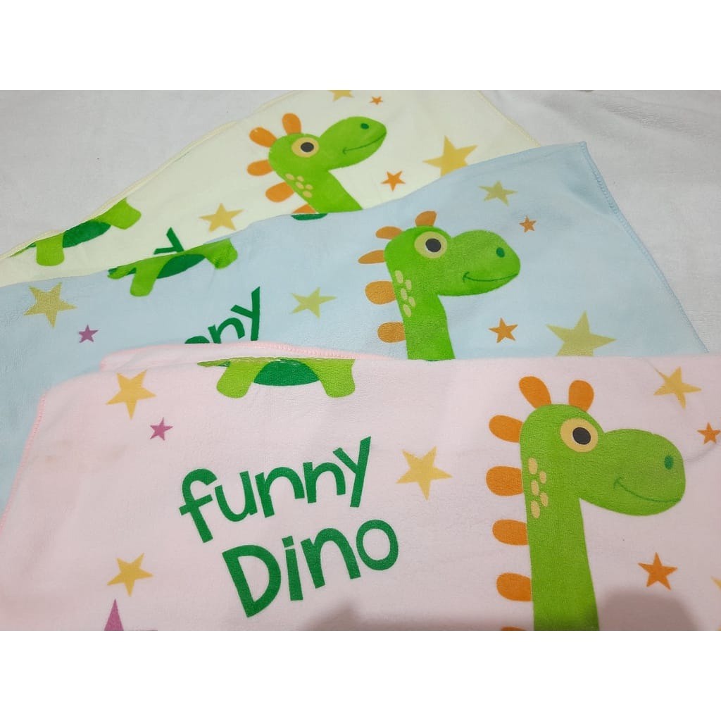 Smile Handuk Bayi Anak Super Lembut Bahan Soft Microfiber uk 60 cm x 122 cm