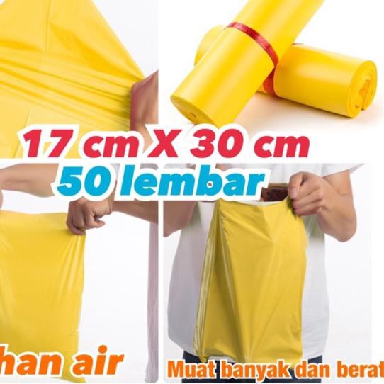 

☻☻► Amplop Polymailer 17cm x 30cm isi 50lembar