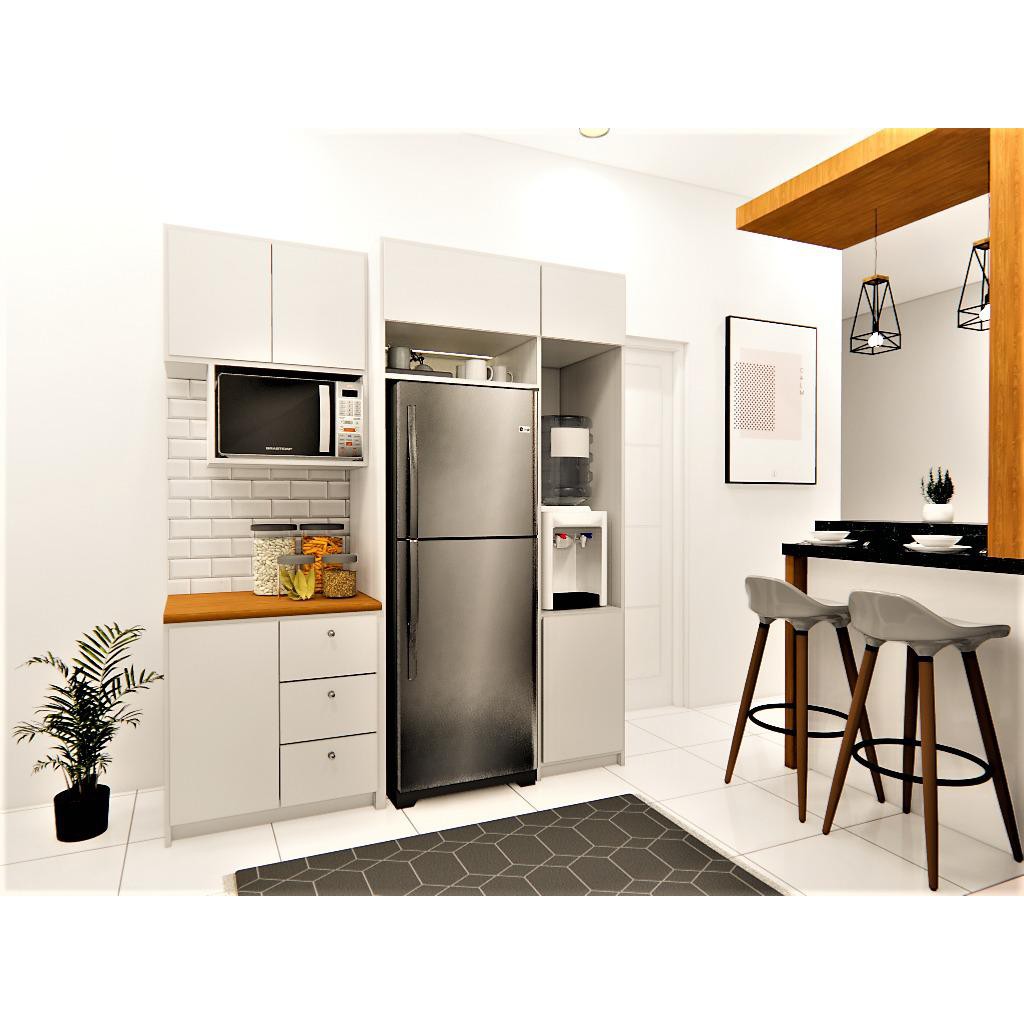 KITCHEN SET FINISHING HPL KAYU Taco ( KITCHENSET MINIMALIS)