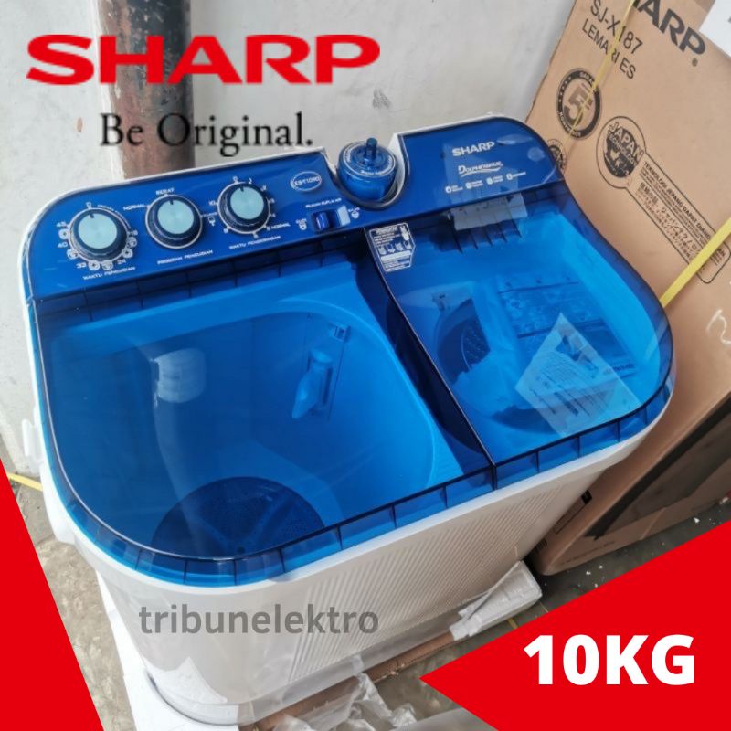 MESIN CUCI SHARP 2 TABUNG 10KG ES-T1090