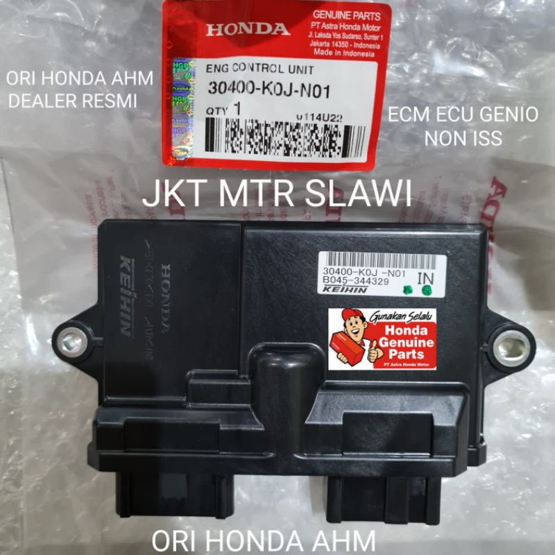 30400-K0J-N01 ecm ecu genio non iss ori honda AHM