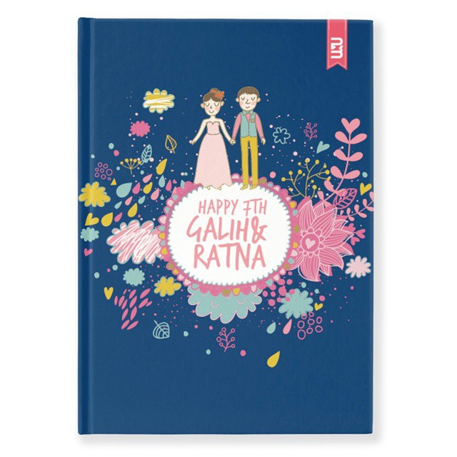 

Notebook Buddybooks COUPLE02 Buku Catatan Custom Hadiah Kado Diary