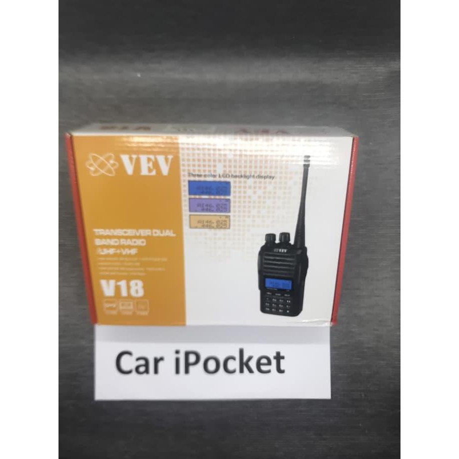 BI9 SALE HT VEV V18/V-18/V 18 Handy Talky ORIGINAL Dualband VHF&UHF SDWD