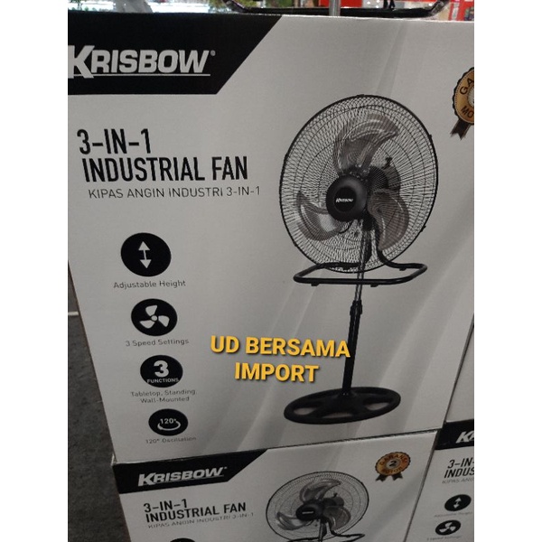 kipas angin besi krisbow industrial 18 inc 3 in 1