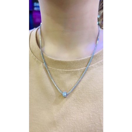kalung wanita perak silver 925 asli,Lapis emas putih