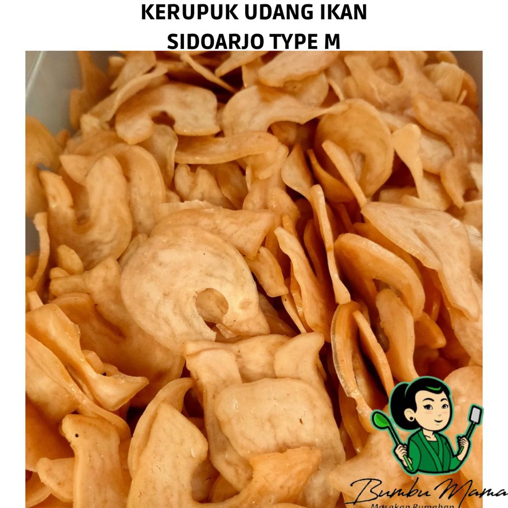 

Kerupuk Udang Jumbo / Kerupuk Udang Ikan Sidoarjo PrimaRasa Type M / 1 Kg