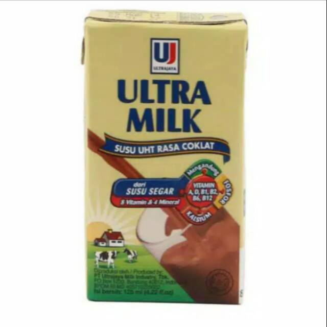 

ultra milk coklat 125ml