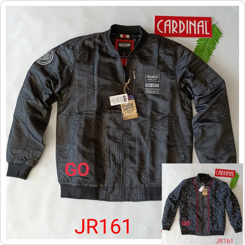 gof CARDINAL  JAKET KAOS PARASUT Cowok Casual Jaket Pria Keren Jaket Kekinian