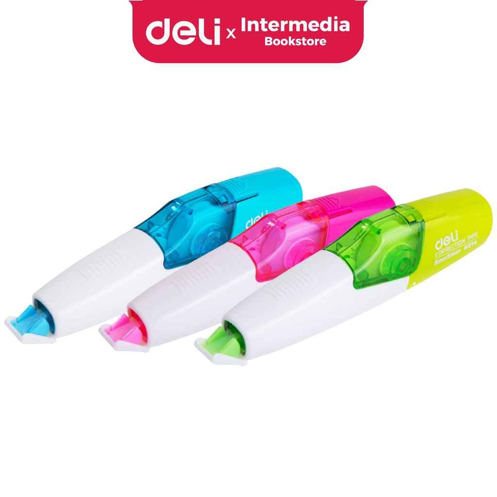 

Deli EH21401 School Correction Tape Tipe-x Kertas untuk Sekolah 5mm×6m