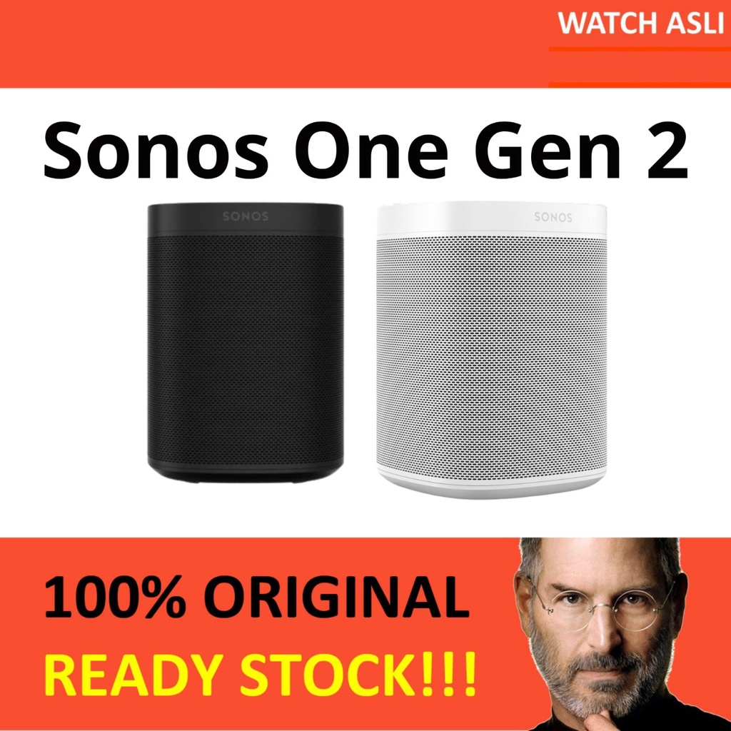 SONOS One Gen 2 Smart Multi Room Wireless WiFi Speaker with Alexa BNIB