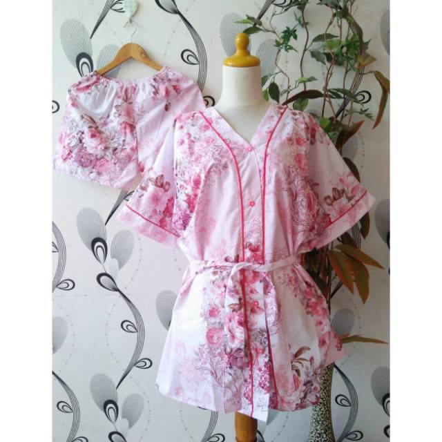 Kimono Piyama Baju Tidur Katun Jepang La Pilla Ori