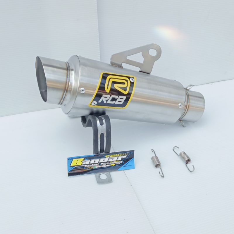 Knalpot Racing Silincer RCB D50mm Silincer Only Suara Garang
