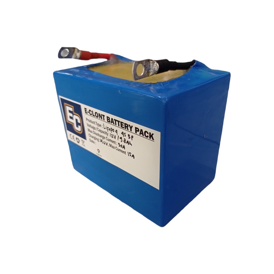 Jual Baterai Lifepo4 12V 9.8Ah Bisa utk Aki Motor | Shopee Indonesia