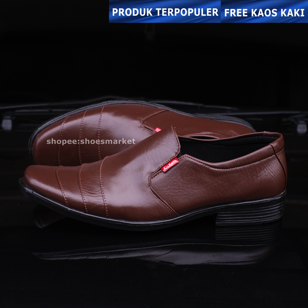 Sepatu Pantofel Kerja Pria Formal Kondangan - Pantopel Kantor Casual