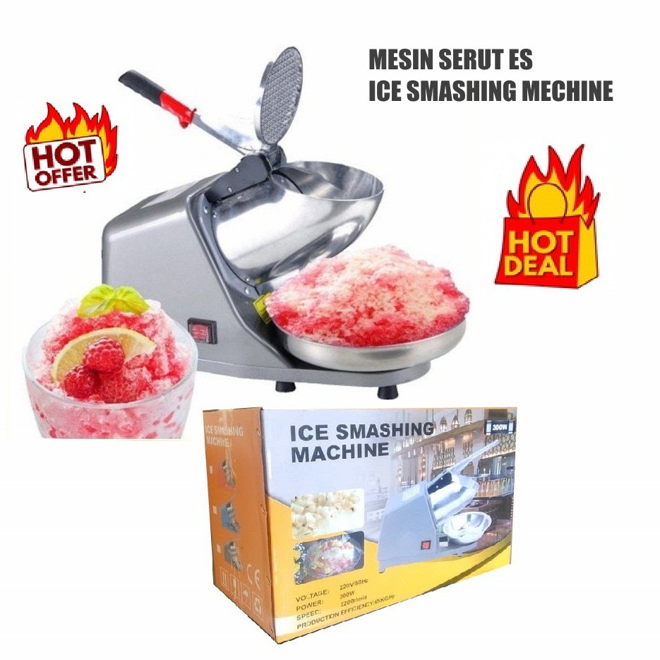 Mesin Serut Es Ice Crusher Ice Smashing Machine. Mesin Es Kepal