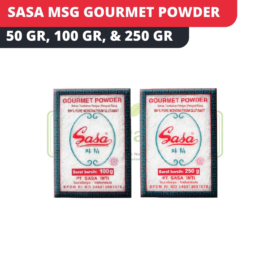 

SASA MSG GOURMET POWDER 50, 100 & 250 GR